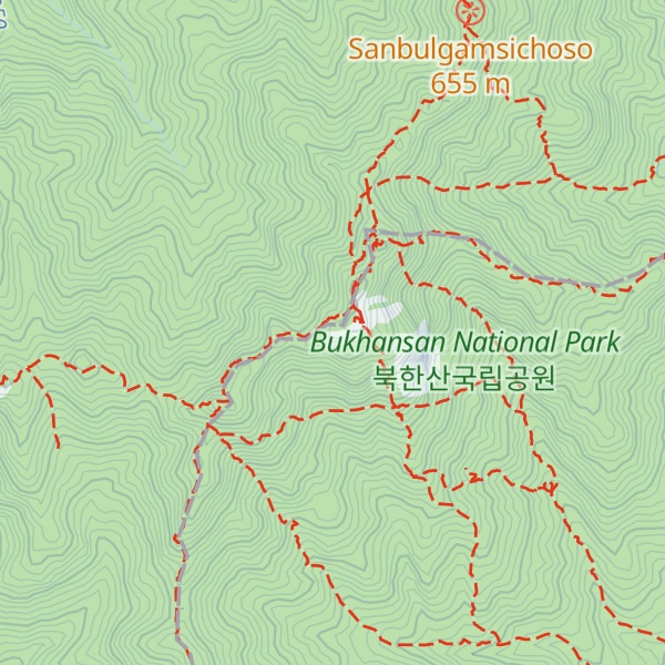 Map of DobongsanJoobong