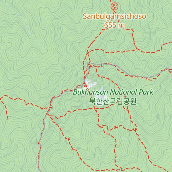 Map of Dobongsan Jawoonbong
