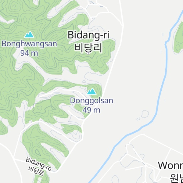 Map of Donggolsan