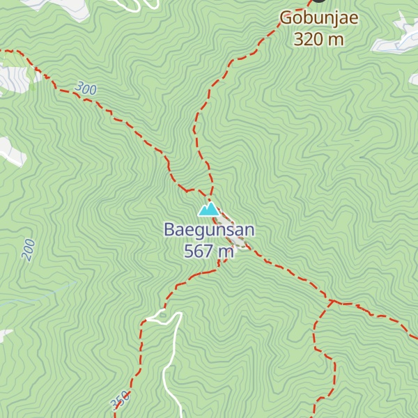 Map of Baegunsan