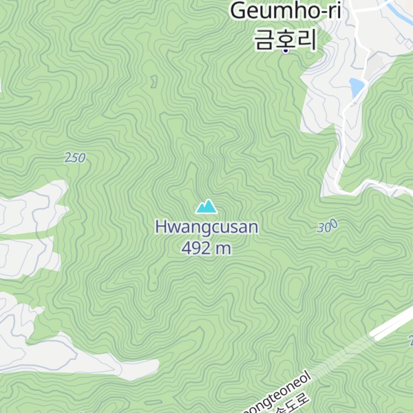 Map of Hwangcusan