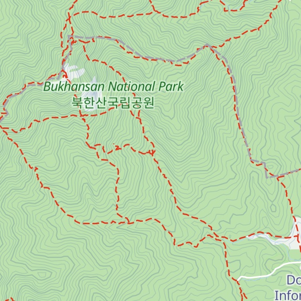 Map of Dobongsan (Mt.) Emergency Shelter