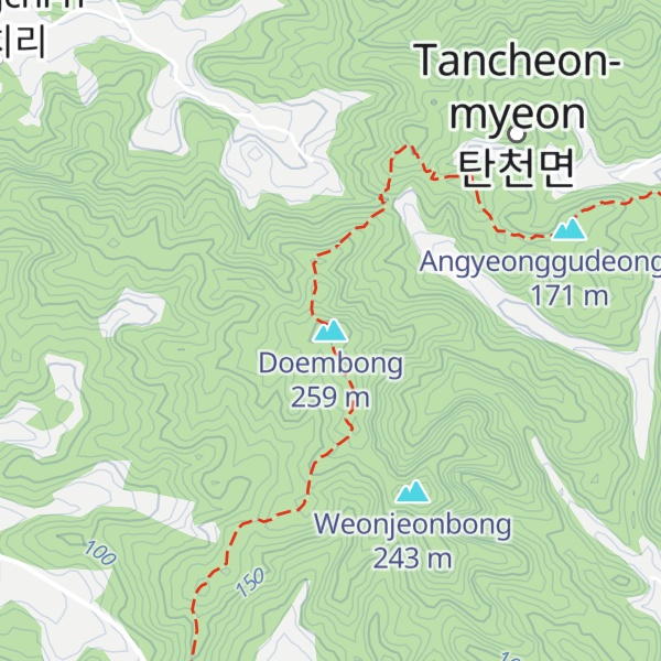 Map of Doembong