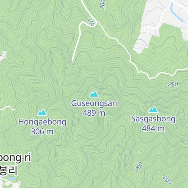 Map of Guseongsan