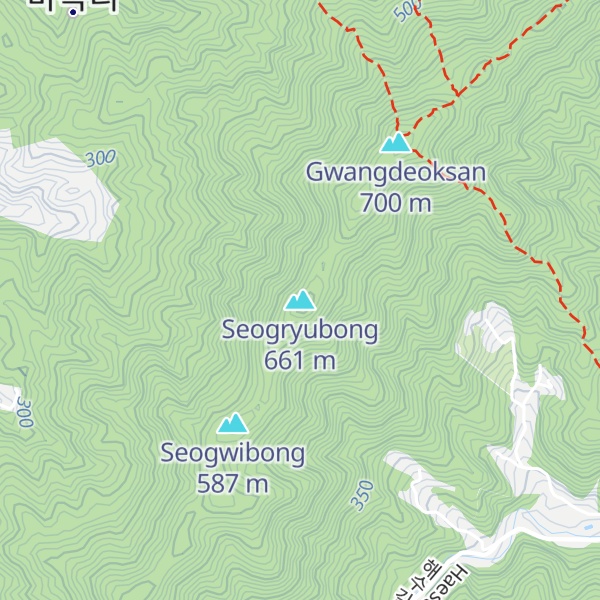 Map of Seogryubong