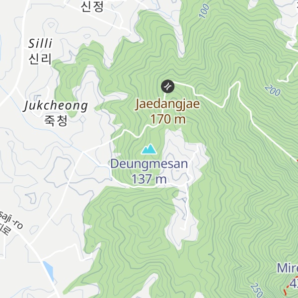 Map of Deungmesan