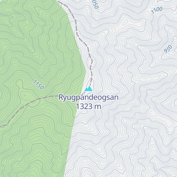 Map of Ryugpandeogsan
