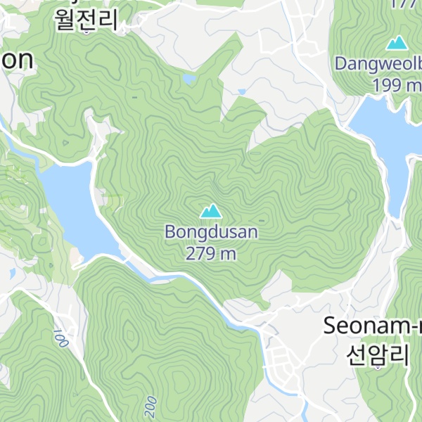 Map of Bongdusan