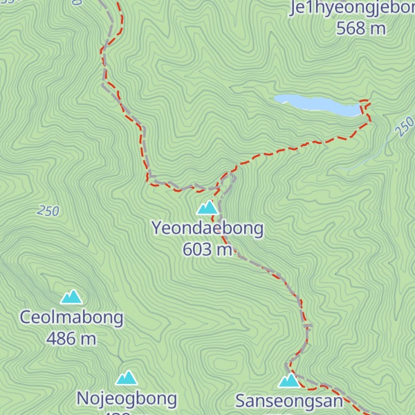 Map of Yeondaebong
