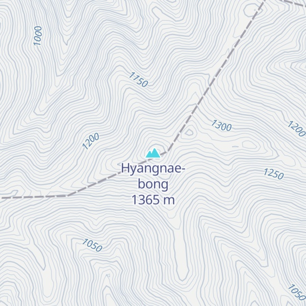 Map of Hyangnae-bong