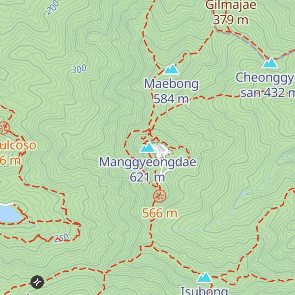 Map of Manggyeongdae