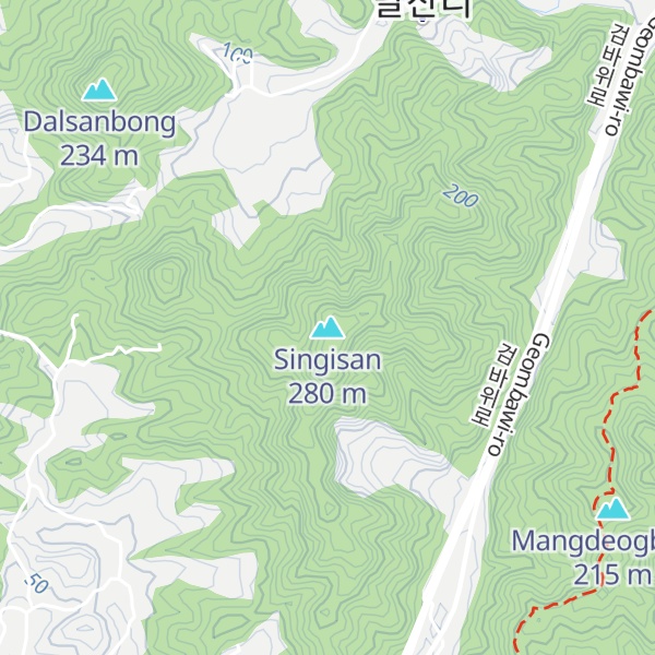 Map of Singisan