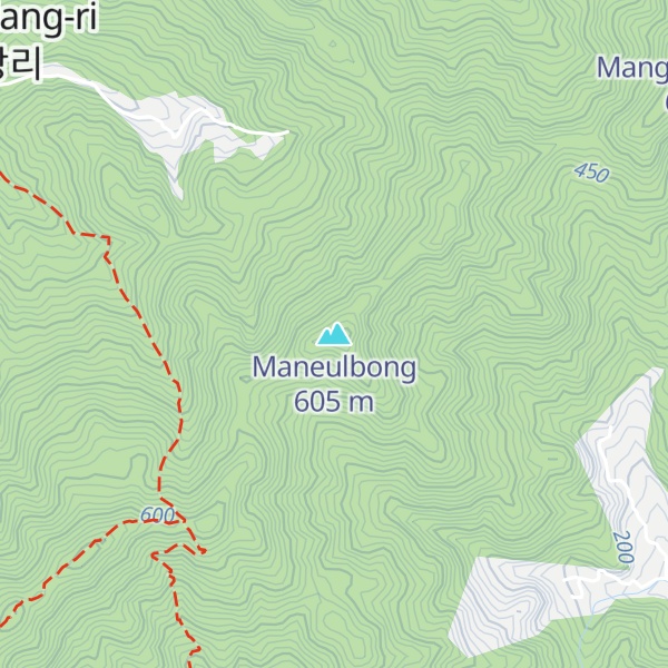 Map of Maneulbong