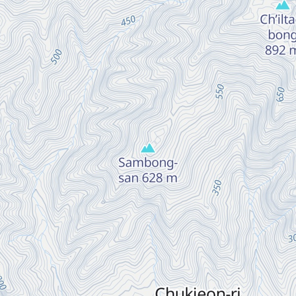 Map of Sambong-san