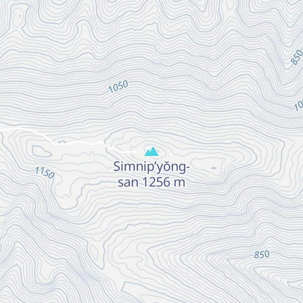 Map of Simnip’yŏng-san