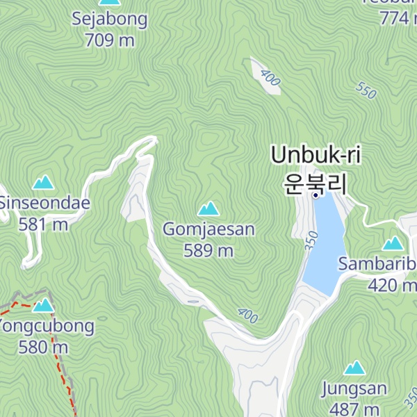 Map of Gomjaesan