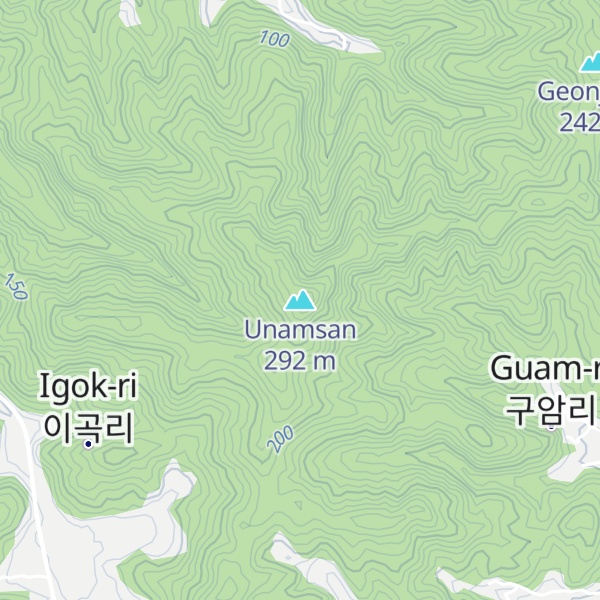 Map of Unamsan