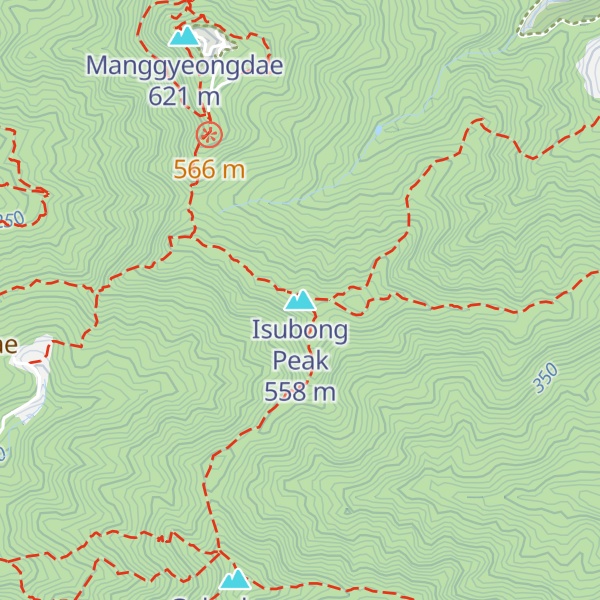 Map of Isubong Peak