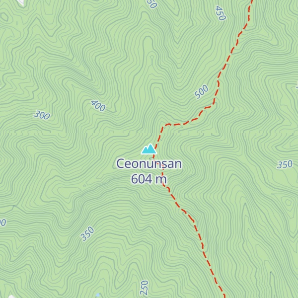 Map of Ceonunsan