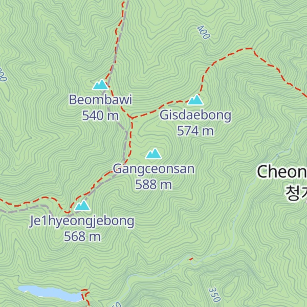 Map of Gangceonsan