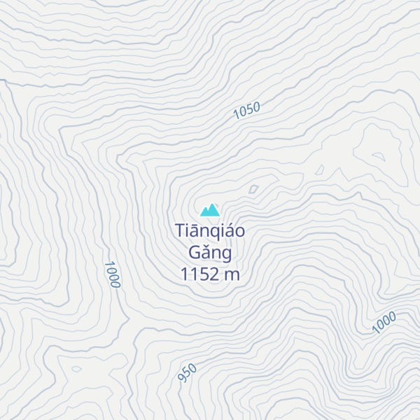 Map of Tiānqiáo Gǎng
