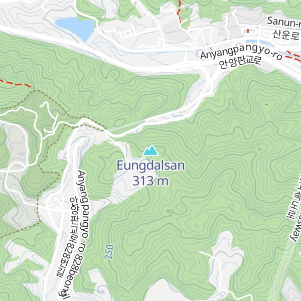 Map of Eungdalsan