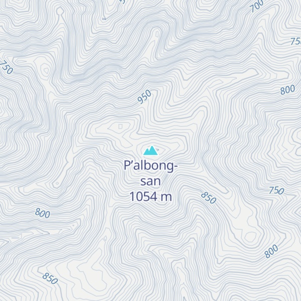 Map of P’albong-san