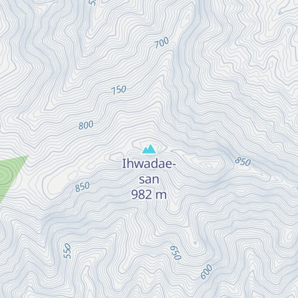 Map of Ihwadae-san