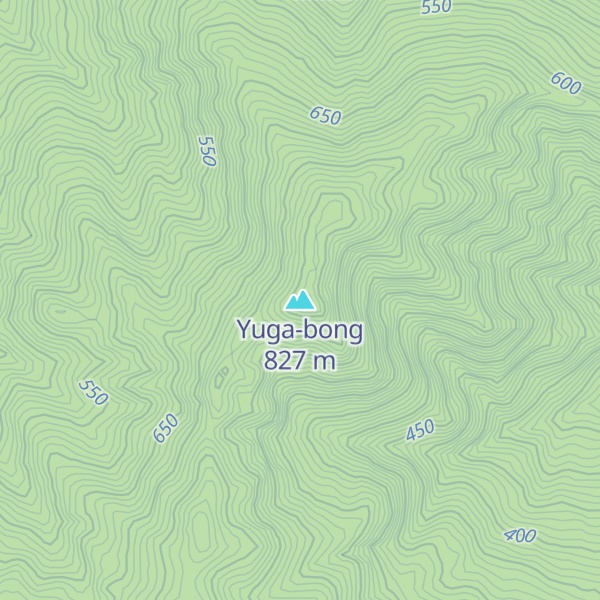 Map of Yuga-bong