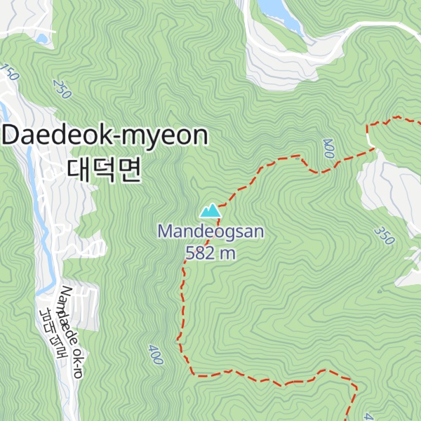 Map of Mandeogsan