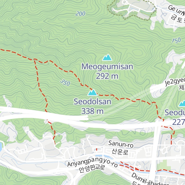 Map of Seodolsan