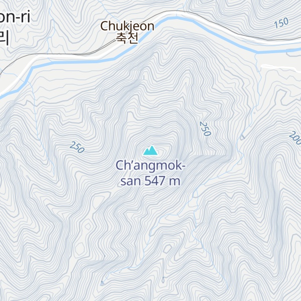 Map of Ch’angmok-san