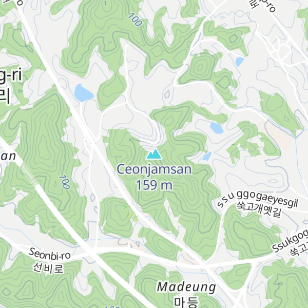 Map of Ceonjamsan