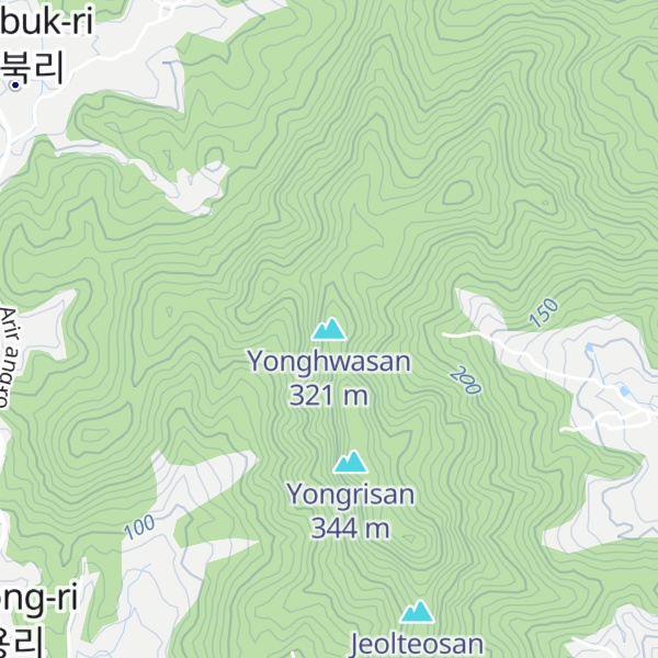 Map of Yonghwasan