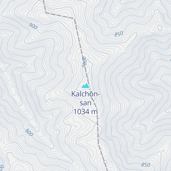 Map of Kalchŏn-san