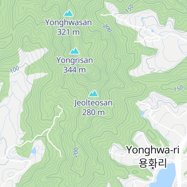 Map of Jeolteosan