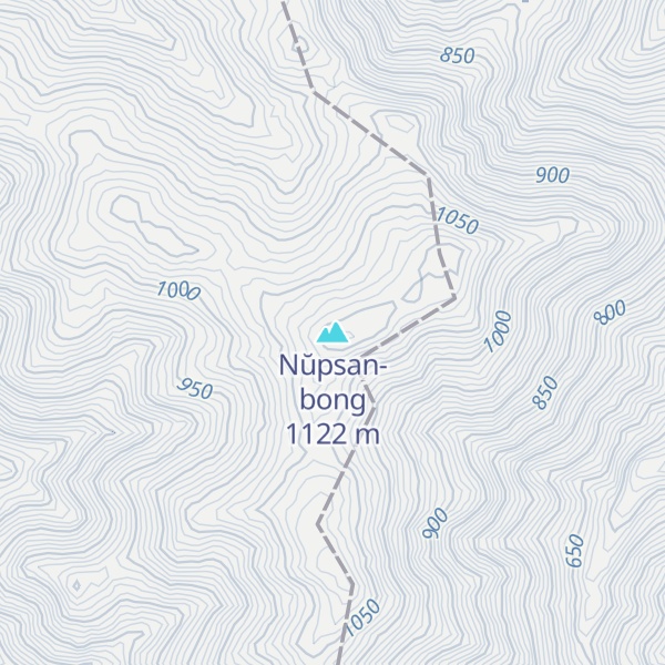 Map of Nŭpsan-bong
