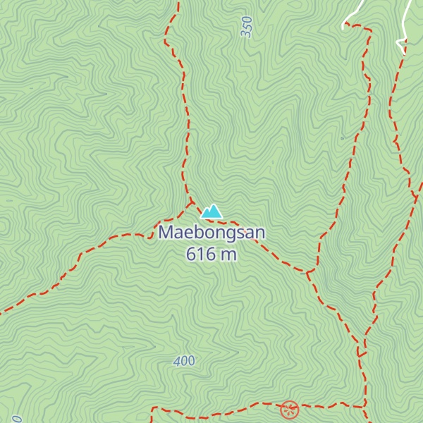 Map of Maebongsan