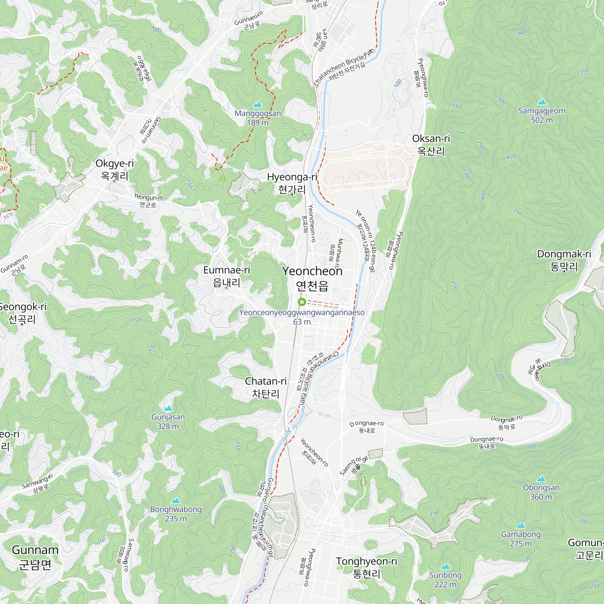Yeonceonyeoggwangwangannaeso map