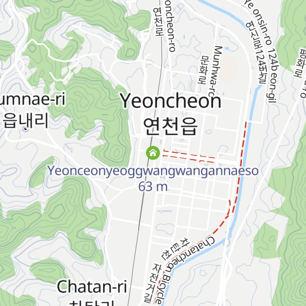 Map of Yeonceonyeoggwangwangannaeso