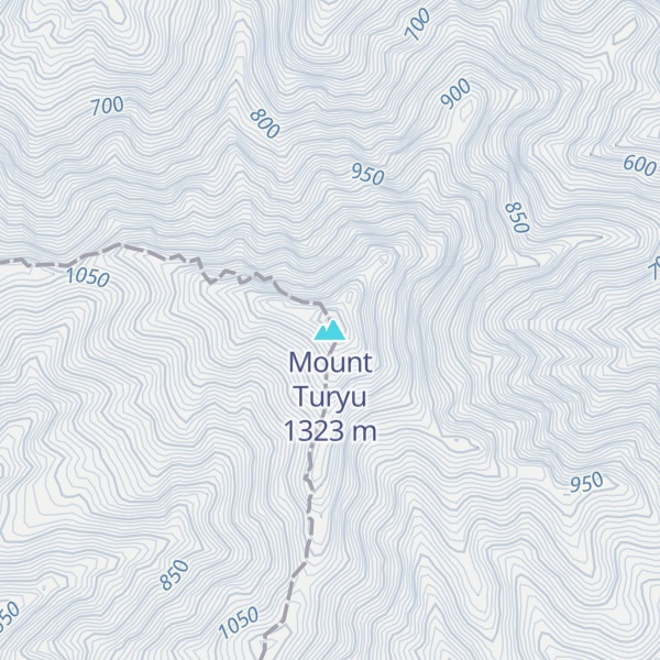 Map of Mount Turyu