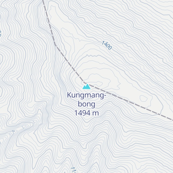 Map of Kungmang-bong