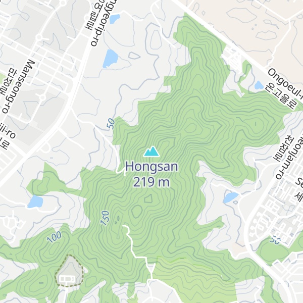 Map of Hongsan