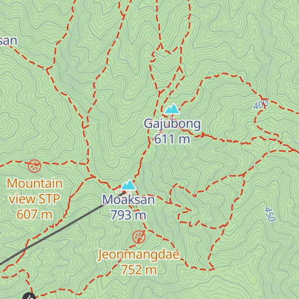 Map of Mujebong