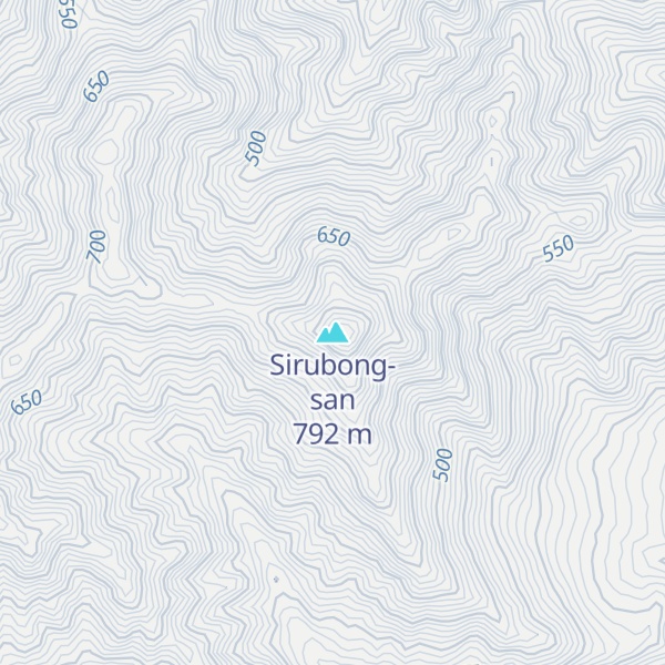 Map of Sirubong-san