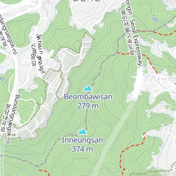 Map of Beombawisan