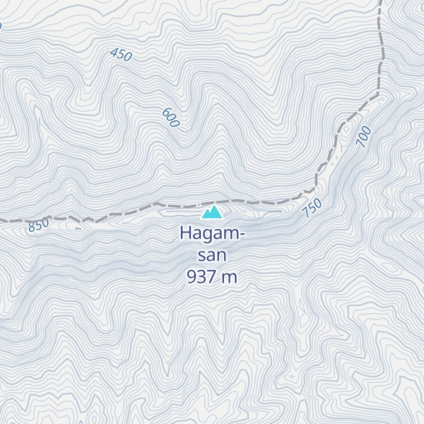 Map of Hagam-san