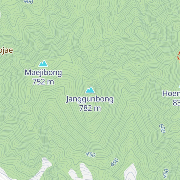 Map of Janggunbong
