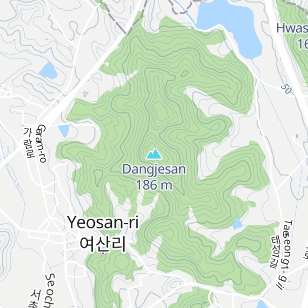 Map of Dangjesan