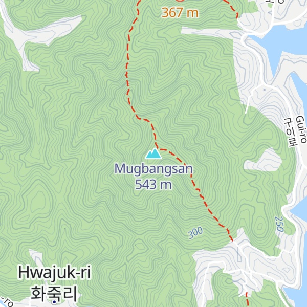 Map of Mugbangsan